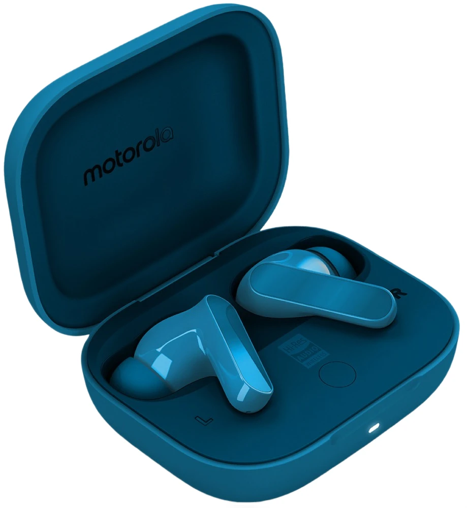Motorola moto buds bass Blue Jewel